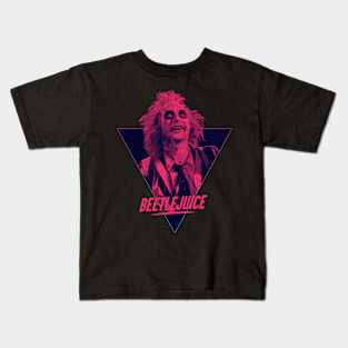 Beetlejuice 80s design Kids T-Shirt